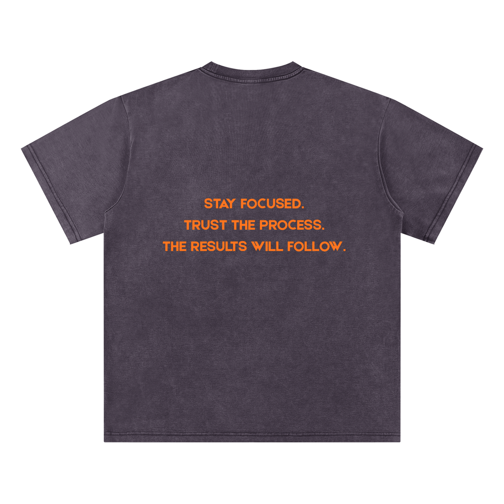 Stay The Course - Snow Washed Tee