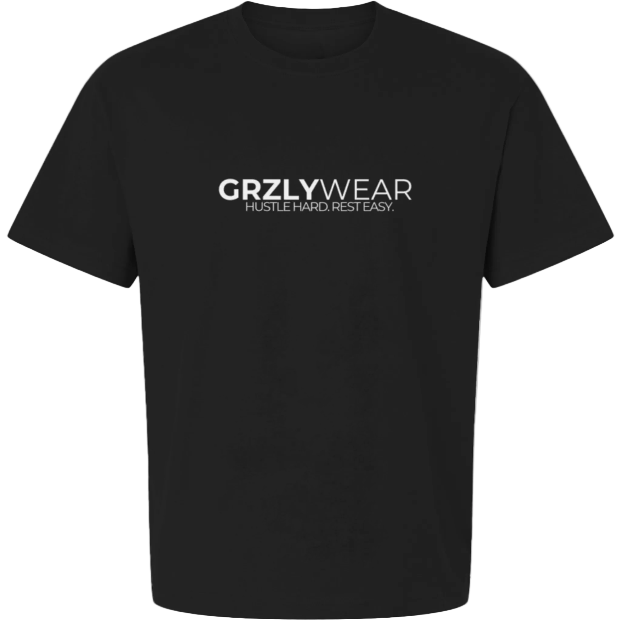 GRZLYWEAR ESSENTIAL PREMIUM TEE - White Logo