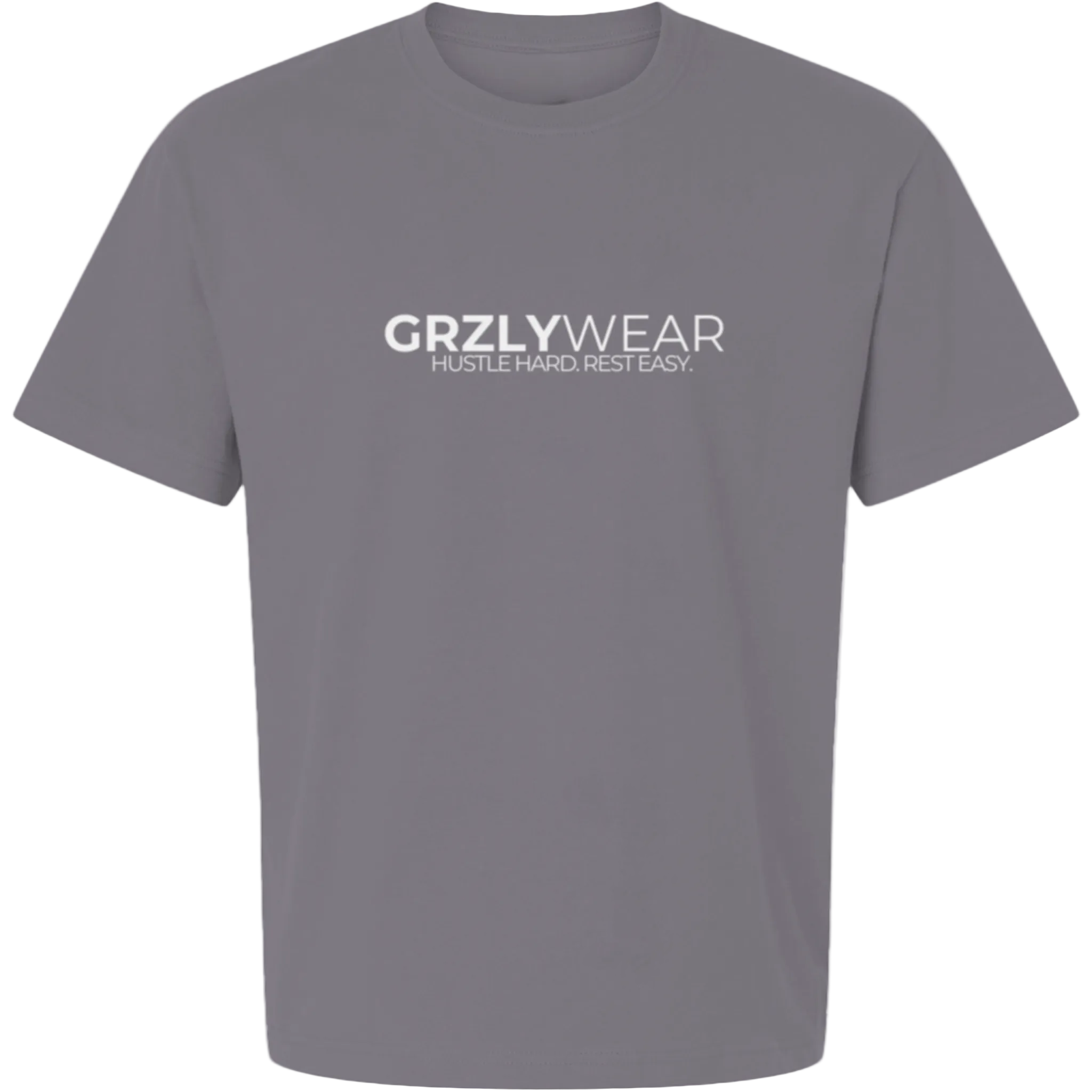 GRZLYWEAR ESSENTIAL PREMIUM TEE - White Logo