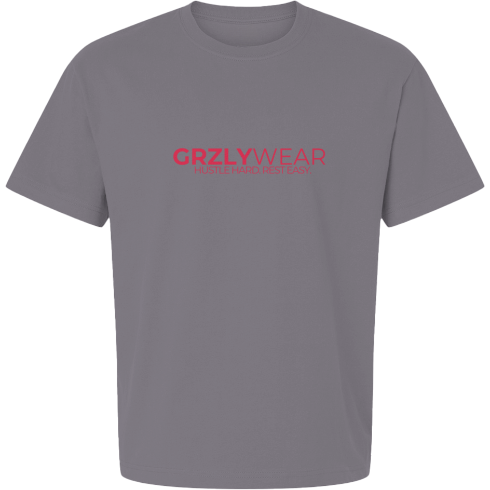 GRZLYWEAR ESSENTIAL PREMIUM TEE - Red Logo