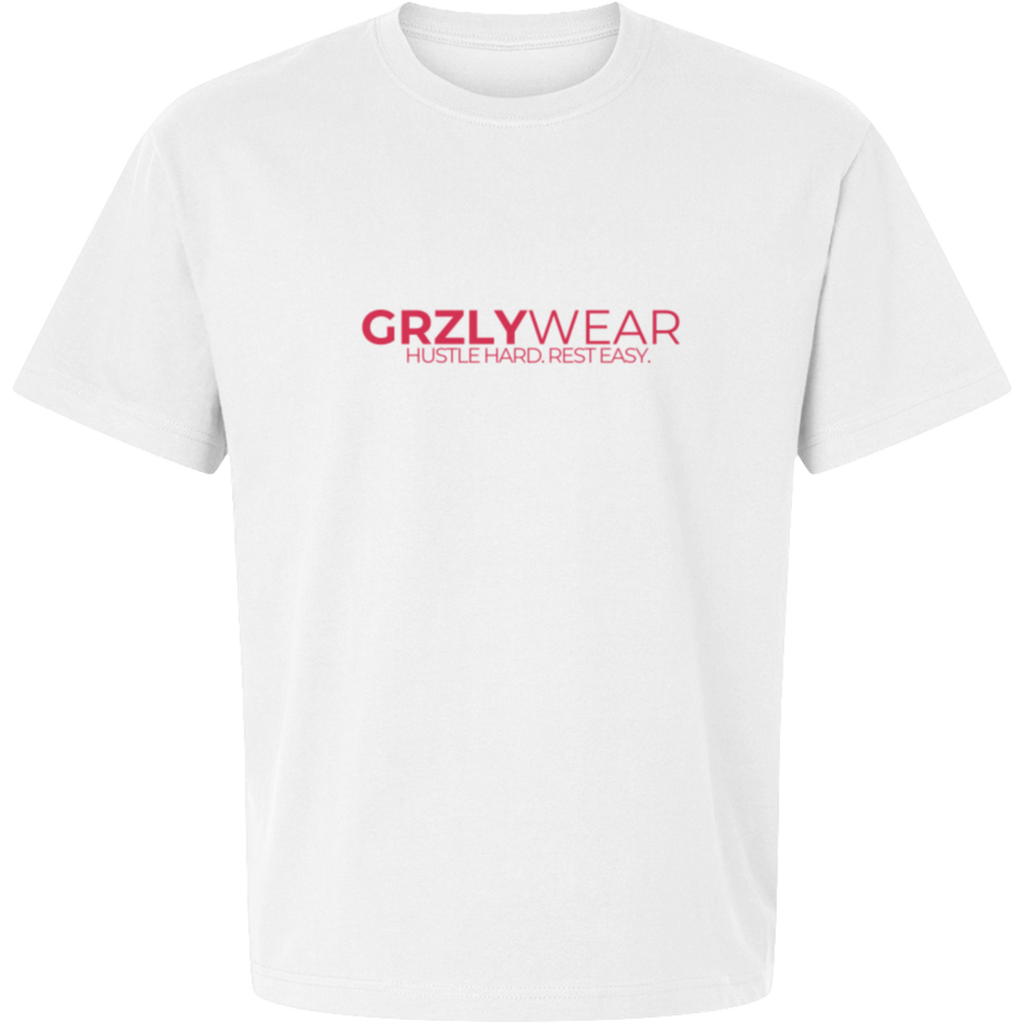 GRZLYWEAR ESSENTIAL PREMIUM TEE - Red Logo