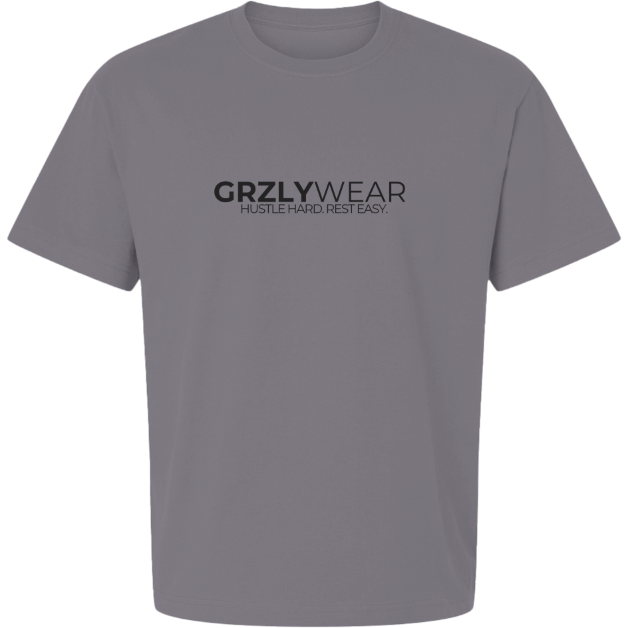 GRZLYWEAR ESSENTIAL PREMIUM TEE - Black Logo