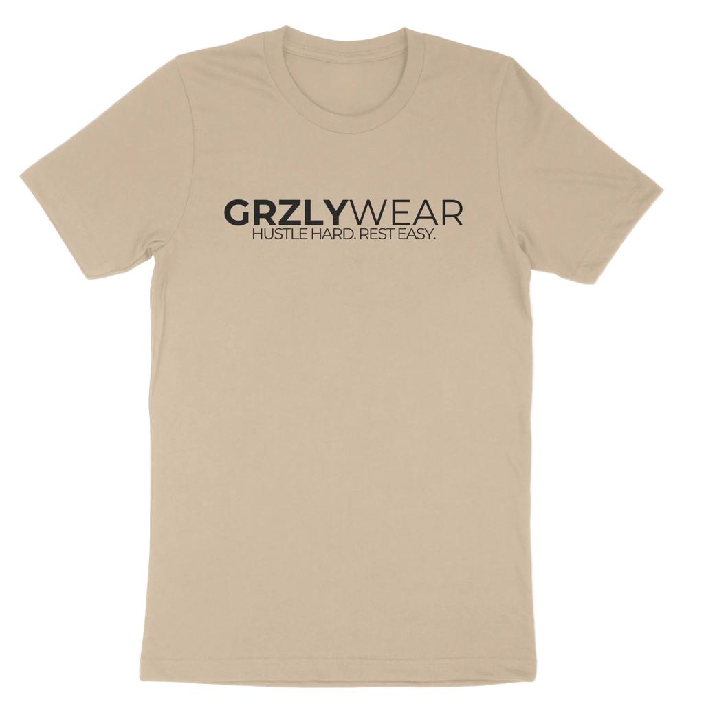 GRZLYWEAR CLASSIC TEE - Black Logo