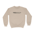 GRZLYWEAR CLASSIC CREWNECK - Black Logo