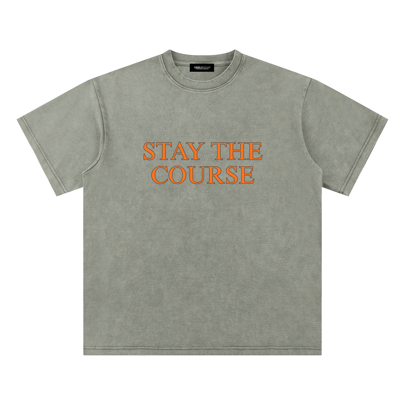 Stay The Course - Snow Washed Tee