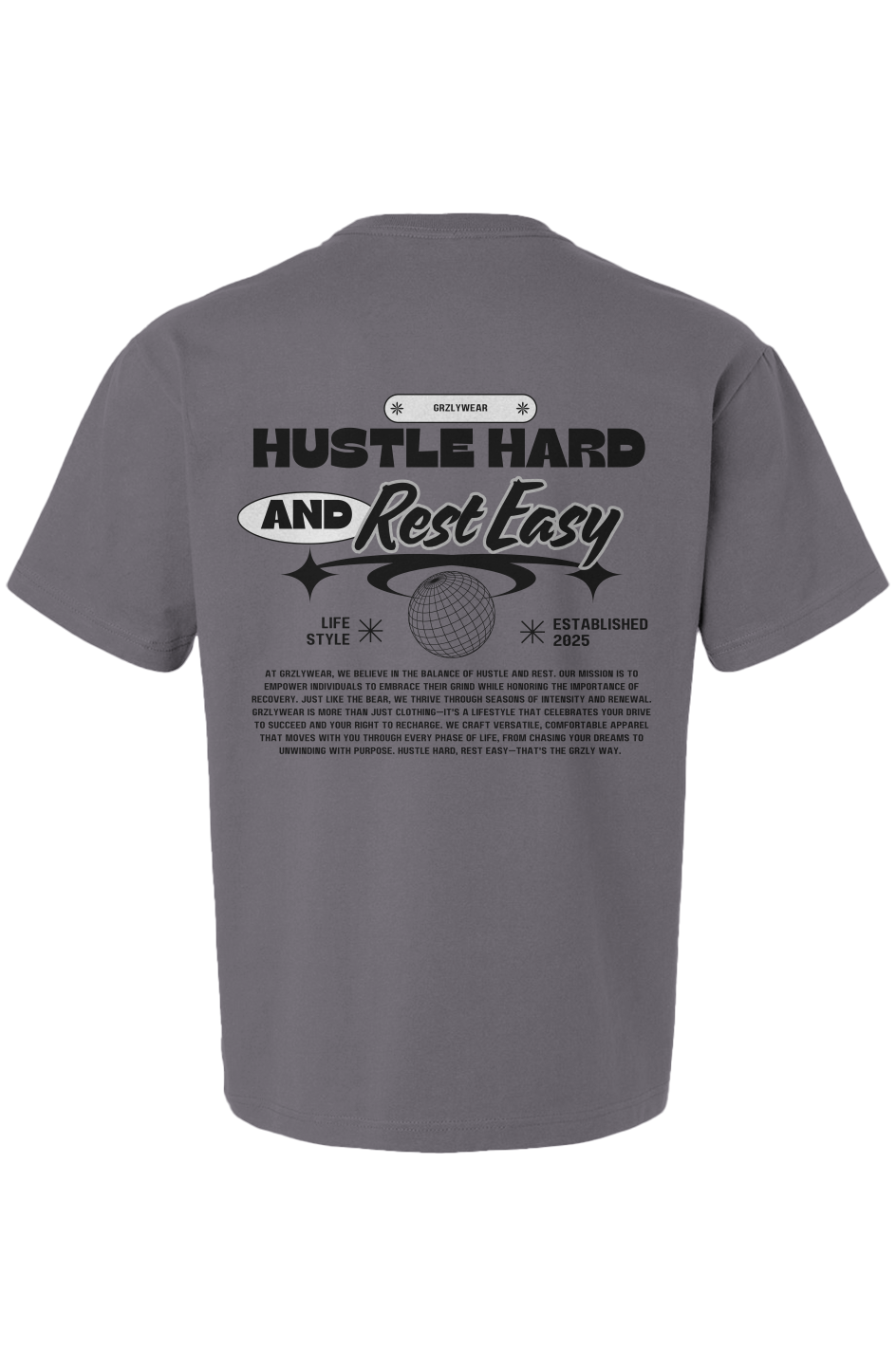 Boxy Heavy Tee- BLK