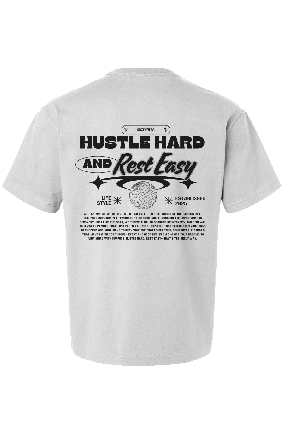 Boxy Heavy Tee- BLK