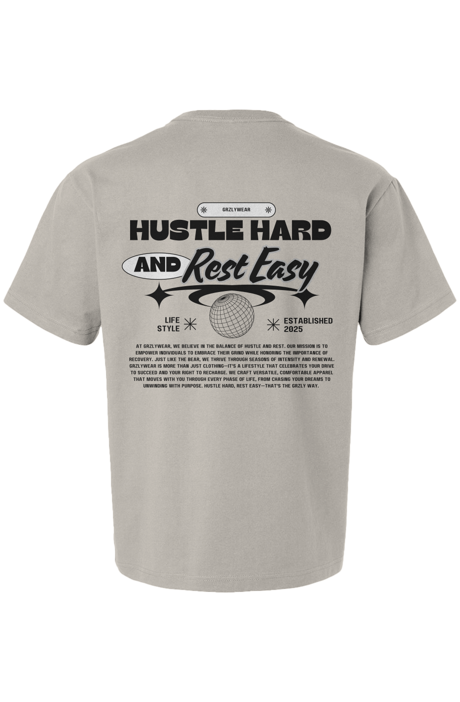 Boxy Heavy Tee- BLK