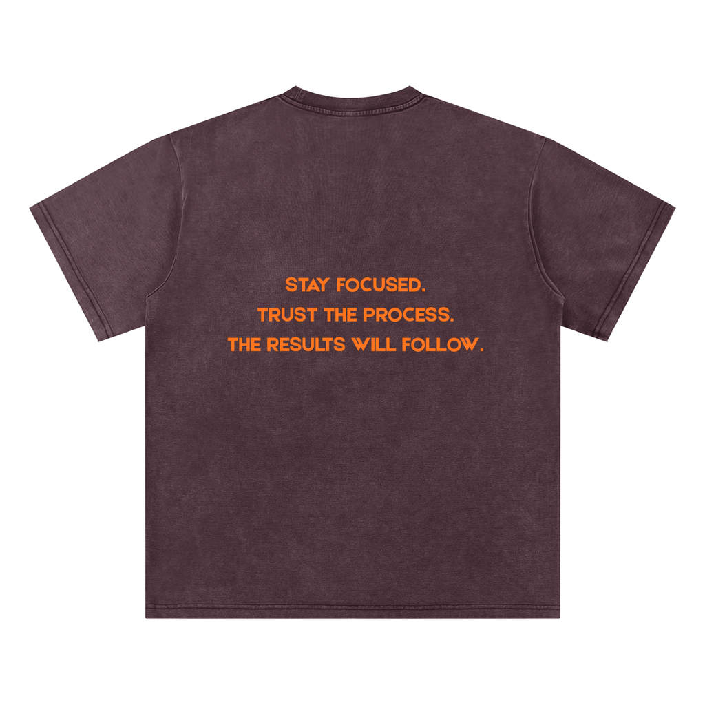 Stay The Course - Snow Washed Tee