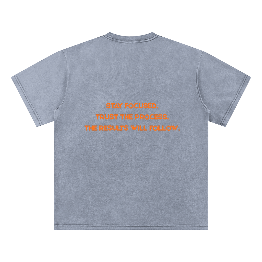 Stay The Course - Snow Washed Tee