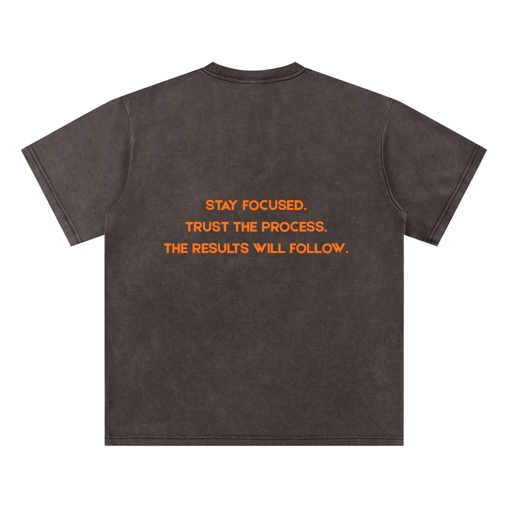 Stay The Course - Snow Washed Tee