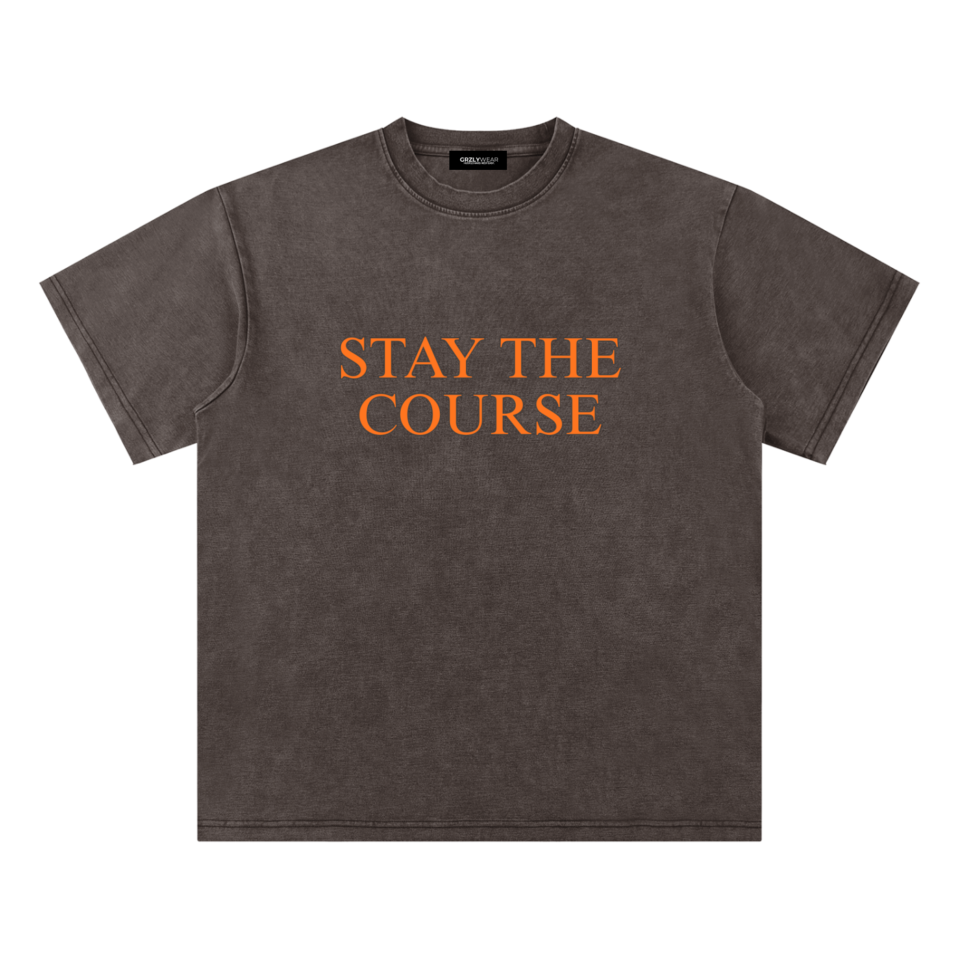 Stay The Course - Snow Washed Tee