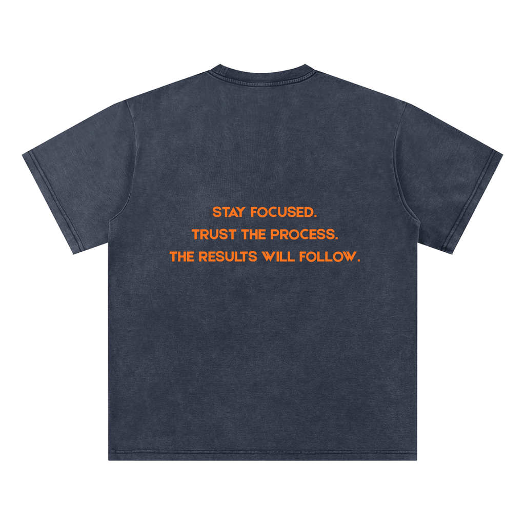 Stay The Course - Snow Washed Tee