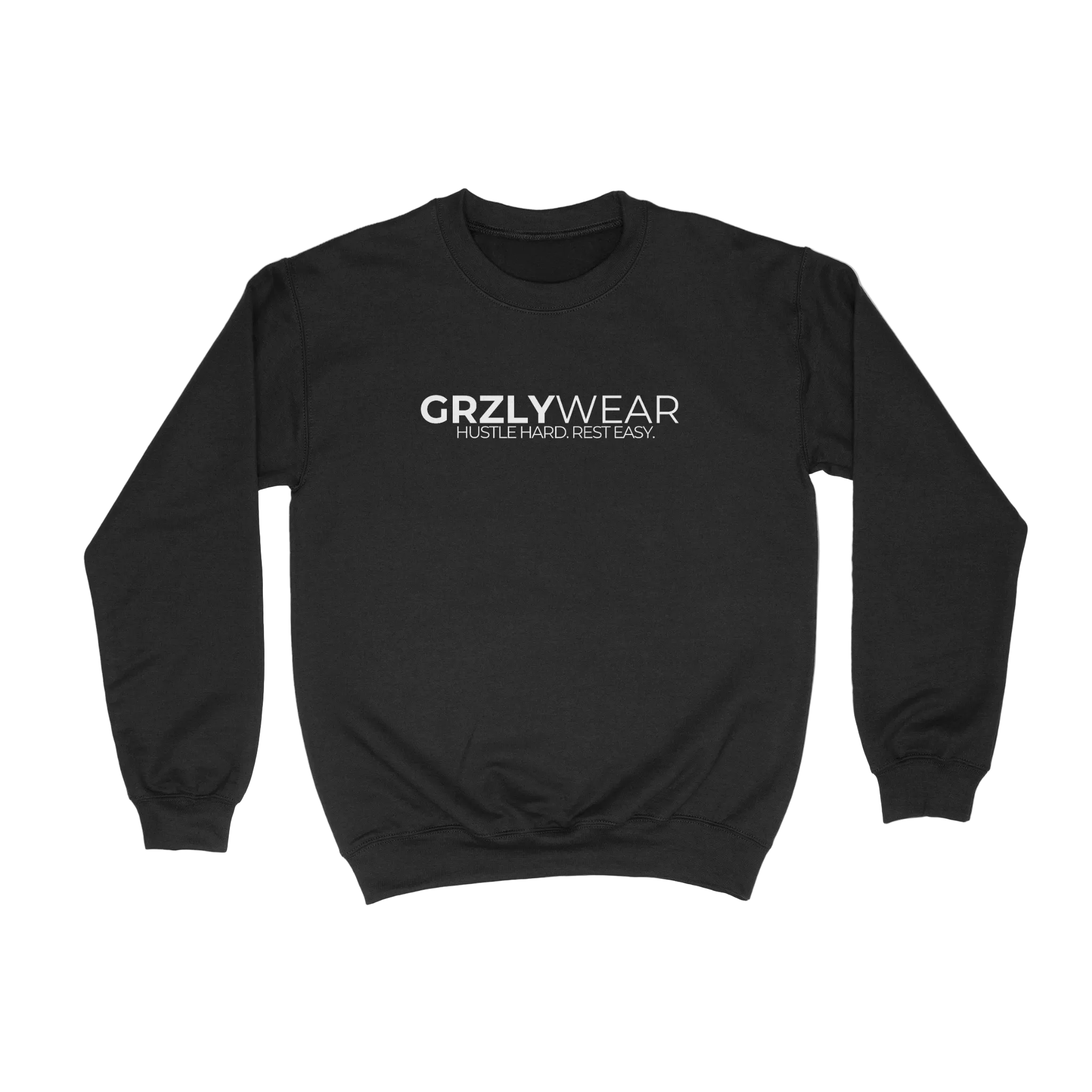 GRZLYWEAR CLASSIC CREWNECK - White Logo