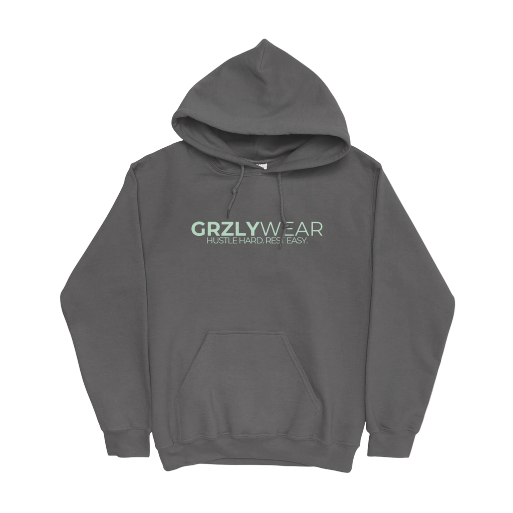 GRZLYWEAR Essential Hoodie - Green Logo