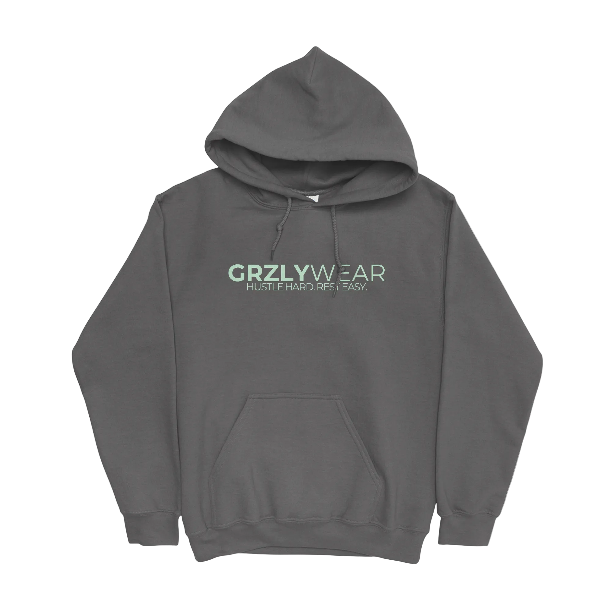 GRZLYWEAR Essential Hoodie - Green Logo
