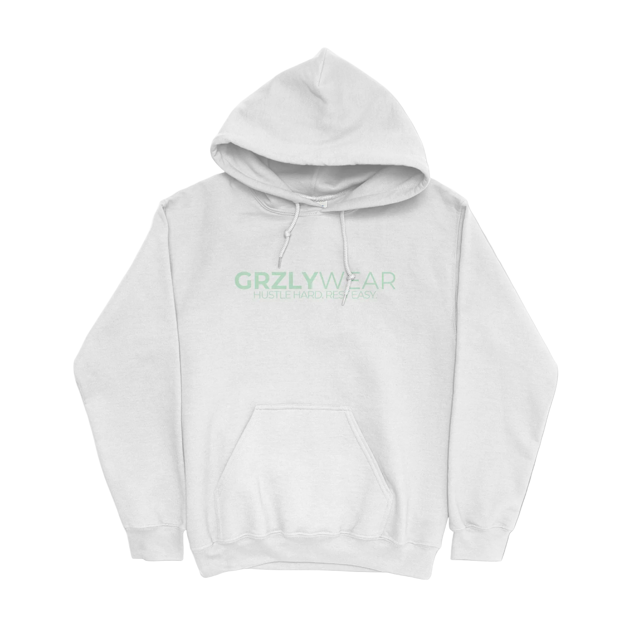 GRZLYWEAR Essential Hoodie - Green Logo