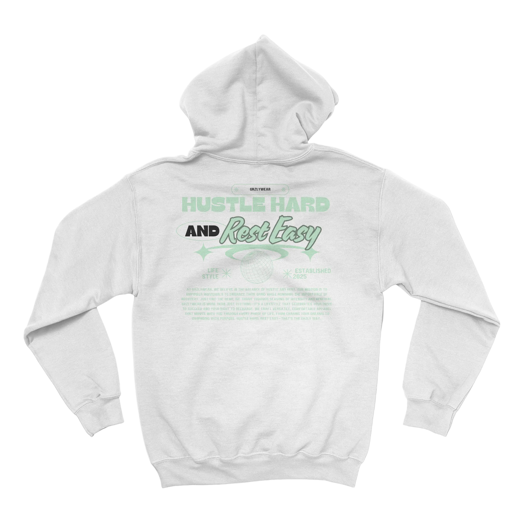 GRZLYWEAR Essential Hoodie - Green Logo