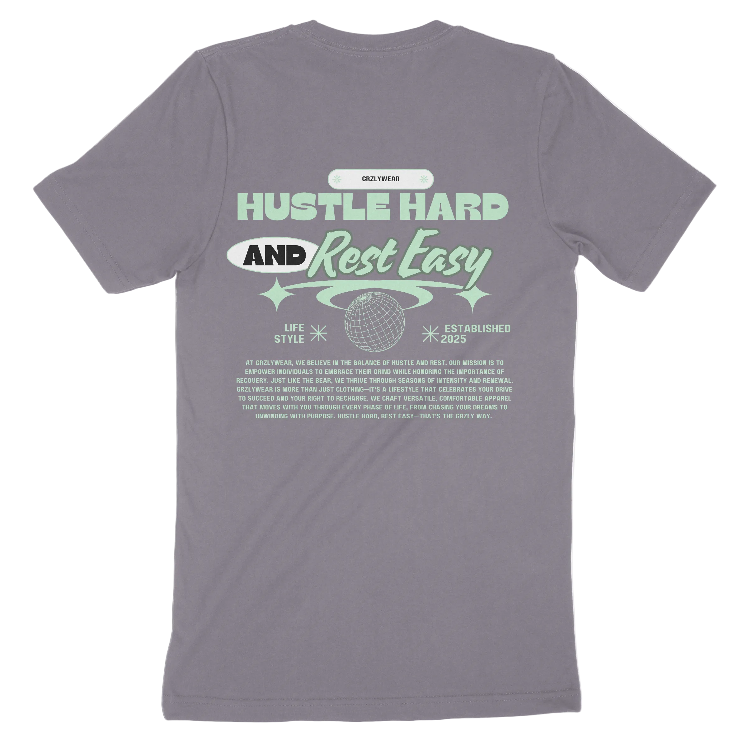 GRZLYWEAR Classic Premium Tee - Green Logo