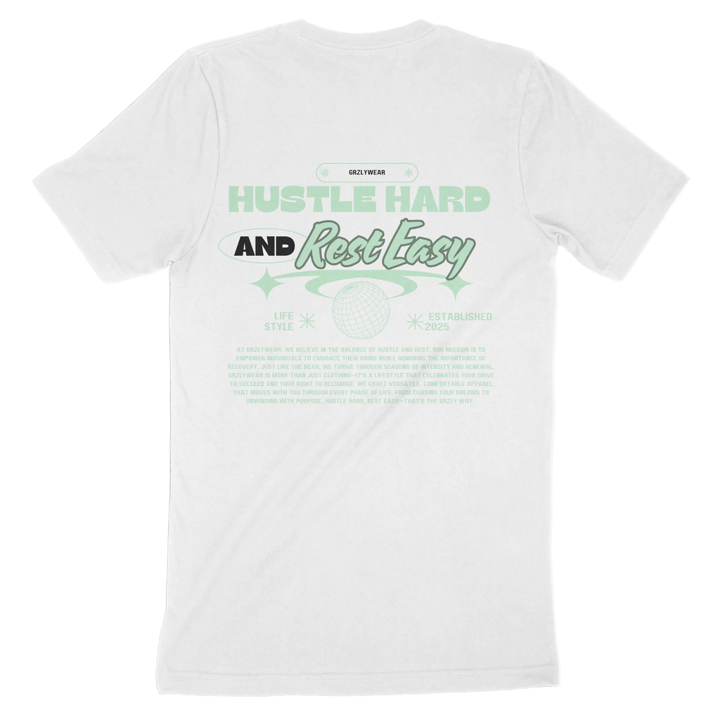 GRZLYWEAR Classic Premium Tee - Green Logo