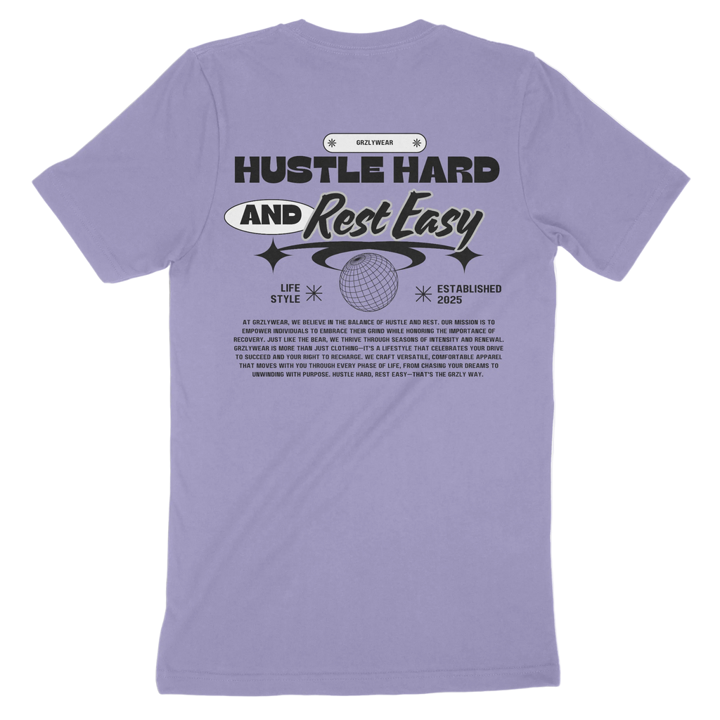 GRZLYWEAR Classic Premium Tee - Black Logo