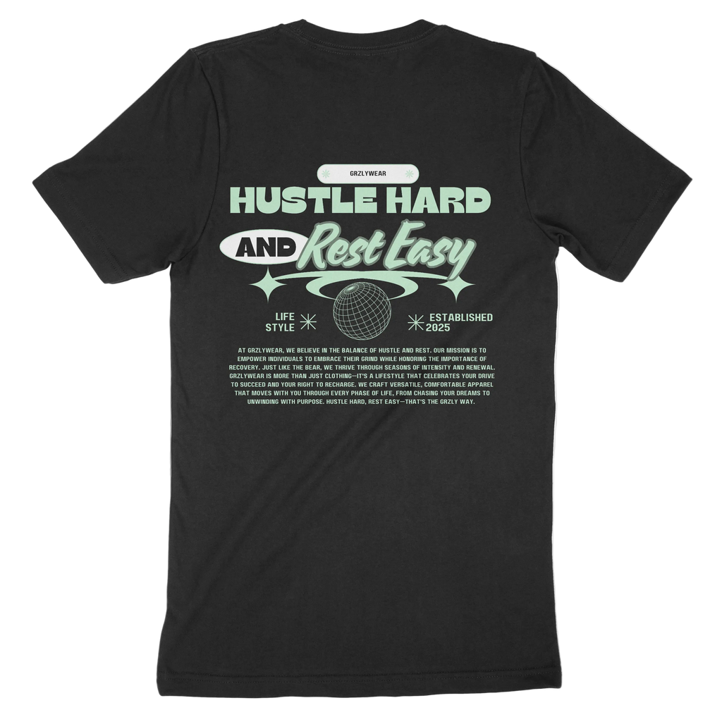 GRZLYWEAR Classic Premium Tee - Green Logo