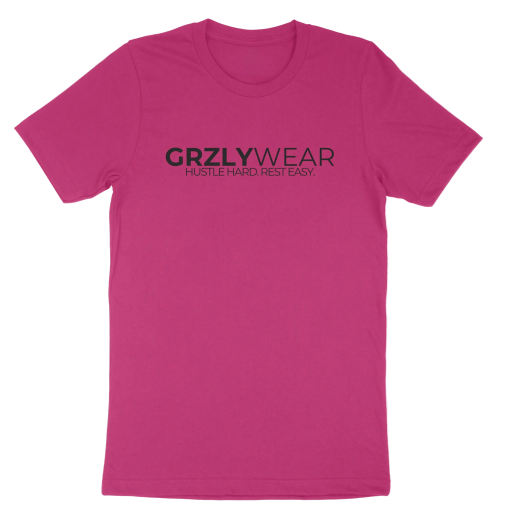 GRZLYWEAR Classic Premium Tee - Black Logo