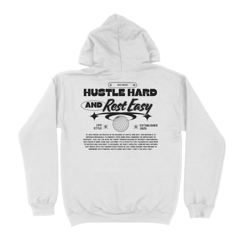 GRZLYWEAR ESSENTIAL HOODIE - Black Logo