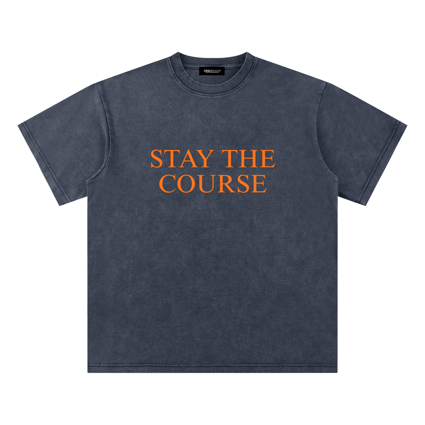 Stay The Course - Snow Washed Tee