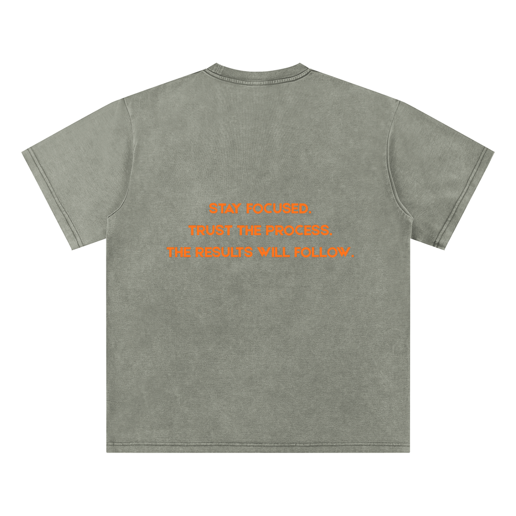 Stay The Course - Snow Washed Tee