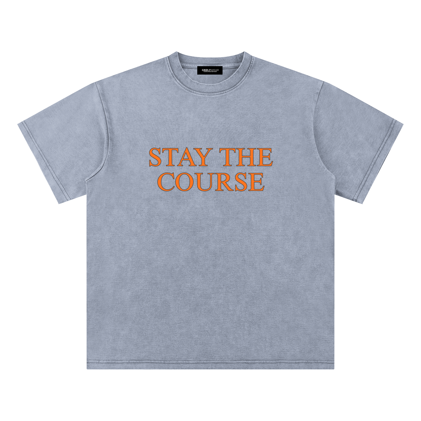 Stay The Course - Snow Washed Tee