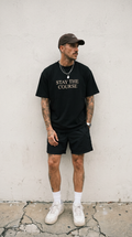 Stay the Course Tee — Sand Print