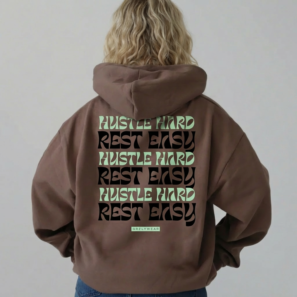 Hustle / Rest Hoodie